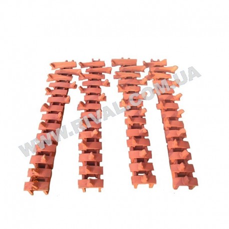 Цепь аллигаторная летняя ширина цепи от 140 мм до 400 на траншейный экскаватор бару, грунторез.