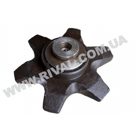 Звездочка поддерживающая цепь траншейного экскаватора ЭЦУ-150 бары ЭТЦ-165 и грунтореза в сборе.