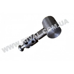 Натяжной винт с гайкой Урал-33 натяжного устройства асфальтореза на бару.
