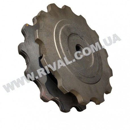 Звезда натяжителя цепи на стрелу Урал-33 звездочка ведомая траншейного экскаватора асфальтореза.