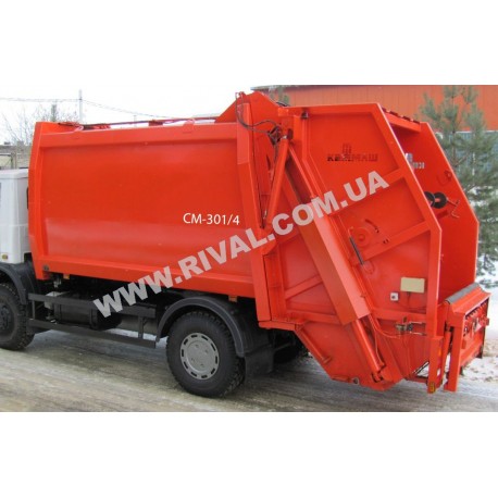 Мусоровоз СM-301/4 с задней загрузкой