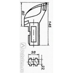Резец ЗР 4 .80 приварочный зубок на цепи грунторезов цепных траншейных экскаваторов бара.