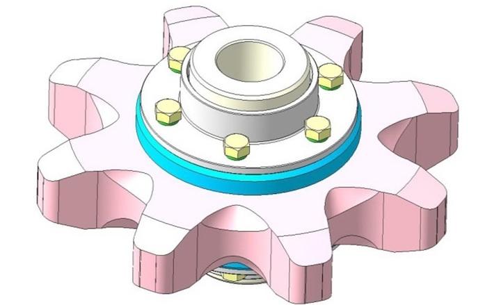 Звездочка натяжителя ЭТЦ