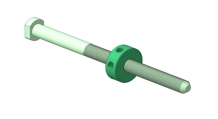 Винт натяжного устройства ЭТЦ