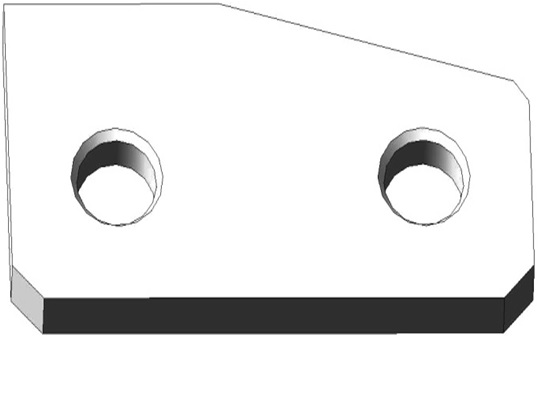 Наружная пластина цепи ЭТЦ 165